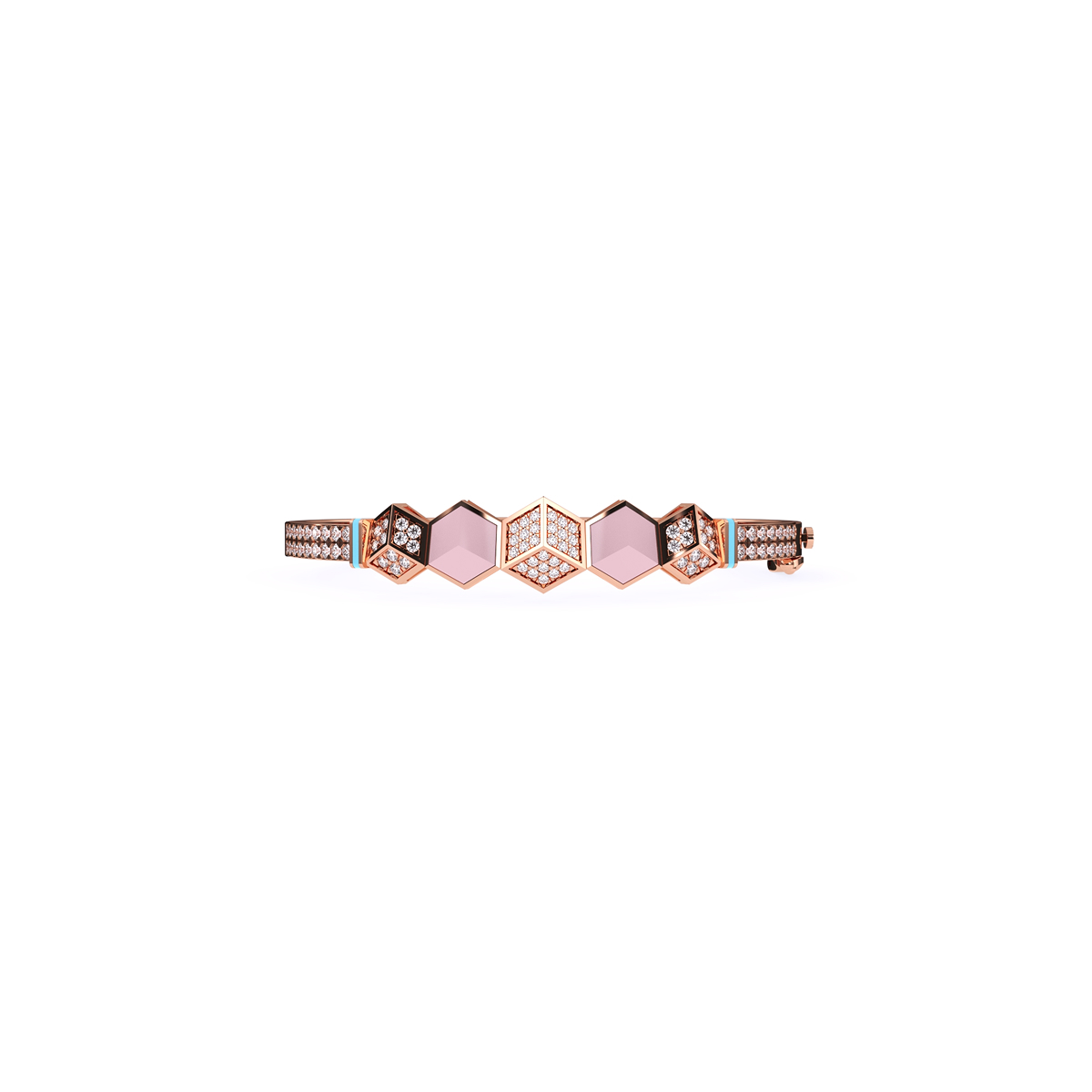Impressive Round Cluster Diamond Bracelet